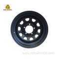 16x8 black spoke wheels 5x114.3 offroad